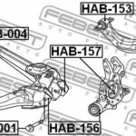 Сайлентблок HAB-004 FEBEST