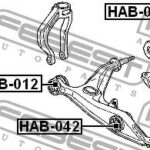 Сайлентблок нижн рычага внешний HONDA CR-V HAB-042 FEBEST