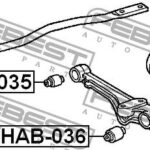 Сайлентблок передний нижнего рычага FEBEST