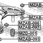 Отбойник заднего амортизатора FEBEST