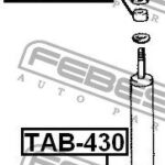 Сайлентблок переднего амортизатора FEBEST