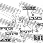 Рычаг подвески 1225-EFR1 FEBEST