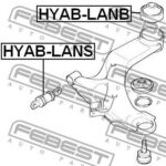 Сайлентблок задний переднего рычага FEBEST