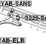 Сайлентблок маленький переднего рычага FEBEST