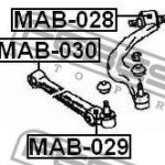 Сайлентблок переднего нижнего рычага FEBEST