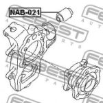 Сайлентблок задн цапфы NISSAN PATHFINDER R51M 2005-2013 NAB-021 FEBEST