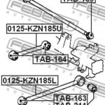 Сайлентблок заднего продольного рычага FEBEST