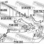 Рычаг подвески 0125-AVN FEBEST