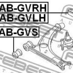 Сайлентблок рычага передний SKODA OCTAVIA (1Z/5E) VWAB-GVS FEBEST