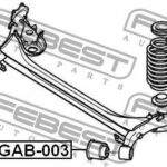 Сайлентблок задней балки FEBEST