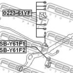Втулка переднего стабилизатора D20 FEBEST
