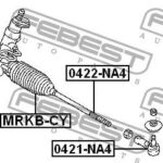 Наконечник рулевой MITSUBISHI LANCER CY 0421-NA4 FEBEST