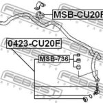 Тяга стабилизатора передняя FEBEST
