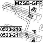 Втулка переднего стабилизатора D27 FEBEST