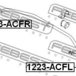 Тяга стабилизатора передняя левая FEBEST