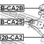 Сайлентблок передний переднего рычага FEBEST
