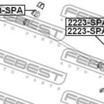 Втулка стабилизатора KIA SHUMA,II/SEPHIA,II/MENTOR,II/SPECTRA 98 (5DOOR) 1998-2004 KSB-SPA FEBEST