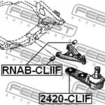 Опора шаровая RENAULT CLIO II, NISSAN KUBISTAR X76 2003-2009 2420-CLIF FEBEST