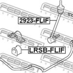 Втулка переднего стабилизатора D20.5 FEBEST