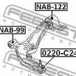 Опора шаровая 0220-C24 FEBEST