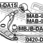 Опора шаровая MITSUBISHI CARISMA 0420-DA1F FEBEST
