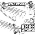 Втулка переднего стабилизатора D20 FEBEST