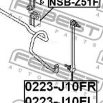 Втулка переднего стабилизатора D25 FEBEST