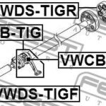 ПОДШИПНИК ПОДВЕСНОЙ КАРДАННОГО ВАЛА AUDI Q3 12- FEBEST