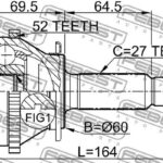 ШРУС 1210-SFA52 FEBEST