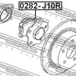 Ступица 0282-J10R FEBEST