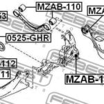 Сайлентблок MZAB-110 FEBEST