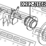 Ступица задняя FEBEST