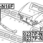 Усилитель бампера переднего FEBEST