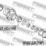 Подшипник задней полуоси комплект FEBEST