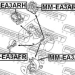Подушка двигателя левая (гидравлическая) AT FEBEST