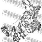 Ролик натяжной TOYOTA RAV4 ACA3#/GSA3# 2005-2013 0187-ZZE150 FEBEST