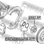 Подшипник ступицы DAC42800045M-KIT FEBEST