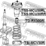 Опора заднего амортизатора левая FEBEST
