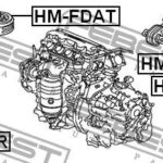 Опора двигателя передняя (гидравл) HONDA CIVIC FD 2006-2012 HM-FDATFR FEBEST