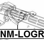 Опора двигателя правая RENAULT LOGAN SANDERO I 2005.03-2018.07 RNM-LOGRH FEBEST