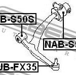 Сайлентблок передний переднего рычага FEBEST