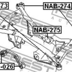 Сайлентблок заднего дифференциала FEBEST