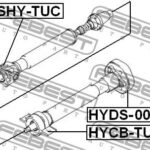 КРЕСТОВИНА КАРДАННОГО ВАЛА 26.5X48/71 HYUNDAI TUCSON 04- FEBEST