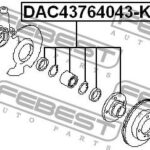 Подшипник ступичный передний 43X76X40X43 FEBEST