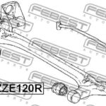 Сайлентблок задней балки FEBEST