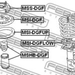 Опора амортизатора MITSUBISHI CARISMA DA 1995-2003 MSS-DGF FEBEST