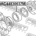 Подшипник ступичный передний 44X82.5X37 FEBEST