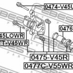 Ремкомплект тормозного суппорта 0475-V45R FEBEST