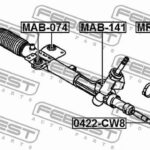 Тяга рулевая 0422-CW8 FEBEST