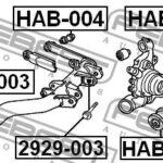 Сайлентблок задней цапфы FEBEST
